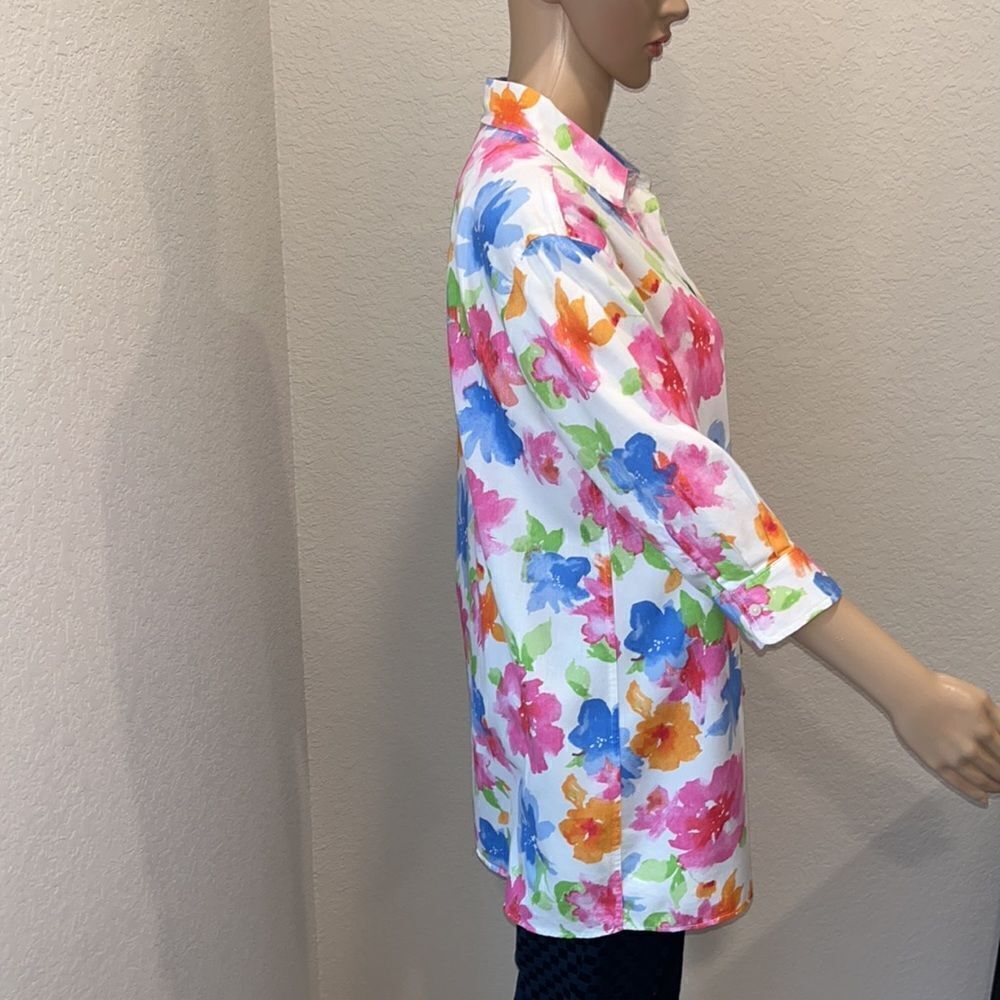 Vintage  LAUREN  Ralph Lauren colorful top - Picture 6 of 9